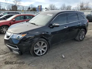 2012 Acura MDX Advance with VIN 2HNYD2H86CH502955, listed as a Copart auction lot 43576475 with 92,163 mi miles and Salvage Title. Bid and sale history available at DreamBid. Image 1.