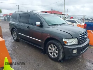 2006 Infiniti QX56 z VIN 5N3AA08C46N810410, wystawiony jako IAAI lot #42225523 z przebiegiem 290 363 mil mil oraz . Historia ofert i sprzedaży dostępna na DreamBid. Obrazek 1.