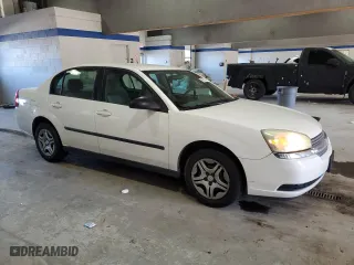 2005 Chevrolet Malibu with VIN 1G1ZS52F05F110074, listed as a Copart auction lot 43211165 with 275,464 mi miles and Salvage Title. Bid and sale history available at carsss.com. Image 4.