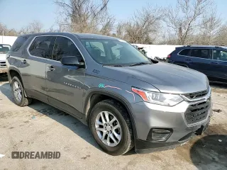2020 Chevrolet Traverse LS with VIN 1GNERFKWXLJ140272, listed as a Copart auction lot 48735895 with 109,945 mi miles and Salvage title. Bid and sale history available at DreamBid. Image 11.