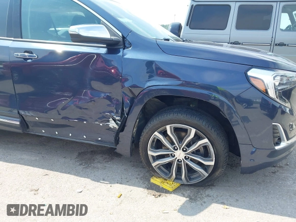2018 GMC Terrain Denali with VIN 3GKALXEX9JL256723, listed as a IAAI auction lot 42398296 with 122,134 mi miles and . Bid and sale history available at DreamBid. Image 18.