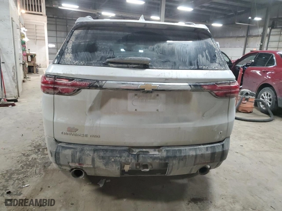2022 Chevrolet Traverse LT Leather with VIN 1GNEVHKW6NJ140019, listed as a Copart auction lot 88879675 with 78,293 mi miles and Salvage Title. Bid and sale history available at carsss.com. Image 6.