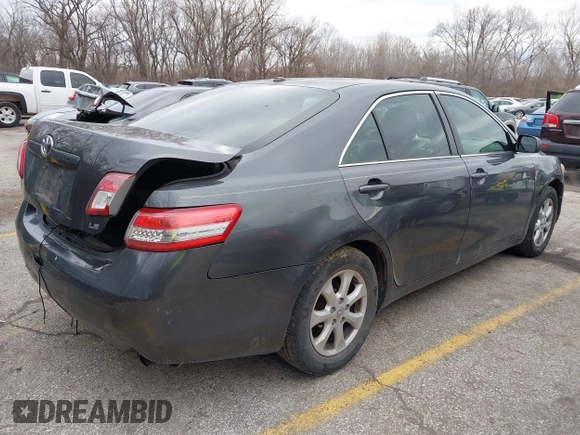 2011 Toyota Camry LE with VIN 4T4BF3EK0BR163490, listed as a IAAI auction lot 41535073 with 221,253 mi miles. Bid and sale history available at carsss.com. Image 4.