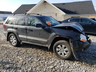 2009 Jeep Grand Cherokee Limited with VIN 1J8HR58T89C539166, listed as a Copart auction lot 48801125 with 193,502 mi miles and Salvage Title. Bid and sale history available at carsss.com. Image 4.