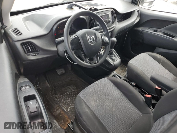 2016 Ram ProMaster City Cargo Tradesman with VIN ZFBERFAT5G6B63554, listed as a Copart auction lot 61101405 with 128,170 mi miles and Salvage title. Bid and sale history available at DreamBid. Image 8.