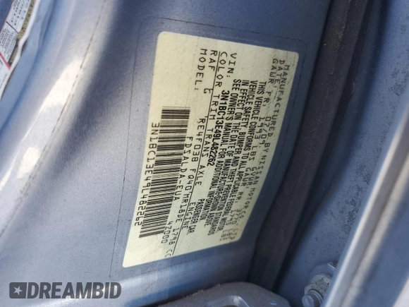 2009 Nissan Versa 1.8 S with VIN 3N1BC13E49L482262, listed as a Copart auction lot 54527245 with 88,633 mi miles and Salvage Title. Bid and sale history available at carsss.com. Image 13.