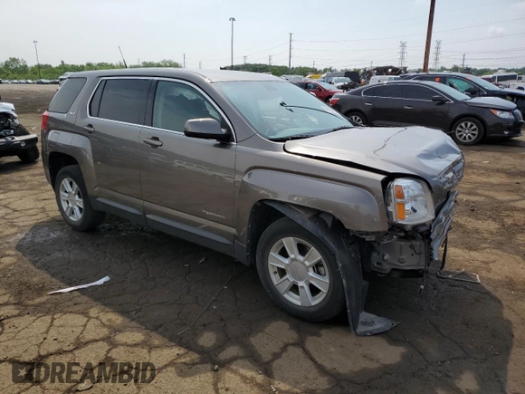 2010 GMC Terrain SLE-1 with VIN 2CTALBEW2A6275399, listed as a Copart auction lot 61400855 with 52,743 mi miles and Clean title. Bid and sale history available at DreamBid. Image 4.