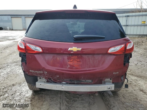 2019 Chevrolet Equinox LT with VIN 2GNAXUEV6K6186026, listed as a Copart auction lot 47948285 with 122,420 mi miles and Clean Title. Bid and sale history available at carsss.com. Image 6.