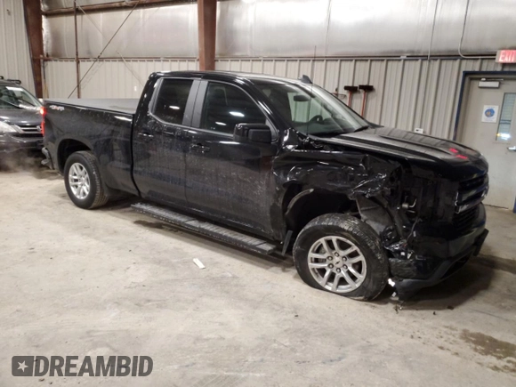 2020 Chevrolet Silverado 1500 with VIN 1GCVYEED2LZ343819, listed as a Copart auction lot 47255045 with 39,013 mi miles and Salvage Title. Bid and sale history available at DreamBid. Image 4.