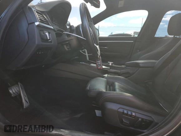 2015 BMW 4 Series 435i xDrive with VIN WBA4B3C59FGV48788, listed as a Copart auction lot 75408944 with 103,837 mi miles and Salvage Title. Bid and sale history available at DreamBid. Image 7.