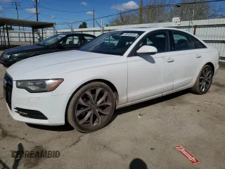 2013 Audi A6 2.0T Premium Plus with VIN WAUGFAFC1DN055289, listed as a Copart auction lot 49545035 with 159,438 mi miles and Salvage Title. Bid and sale history available at carsss.com. Image 1.