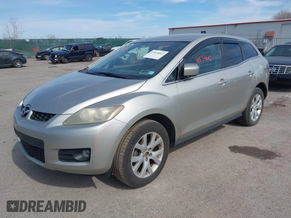 2009 Mazda CX-7 Grand Touring with VIN JM3ER29L890235402, listed as a IAAI auction lot 41834012 with 117,179 mi miles. Bid and sale history available at carsss.com. Image 2.