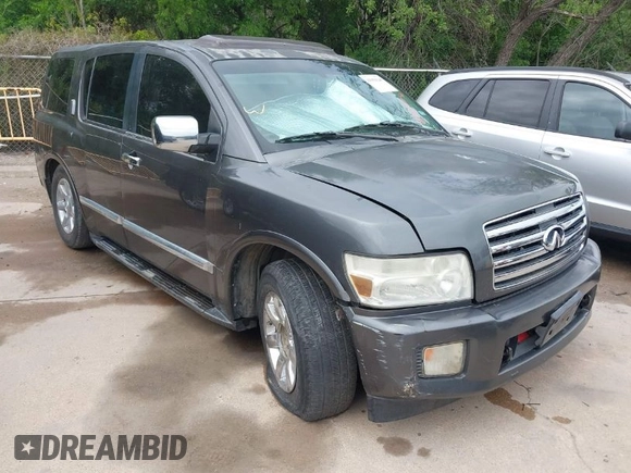 2004 Infiniti QX56 with VIN 5N3AA08A84N803276, listed as a IAAI auction lot 41950349 with 1 mi miles. Bid and sale history available at carsss.com. Image 1.