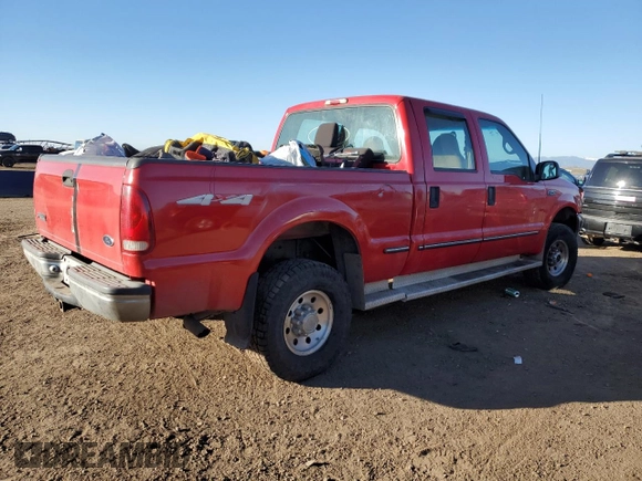 1999 Ford Super Duty F-250 XL with VIN 1FTNW21S6XEA92910, listed as a Copart auction lot 44164795 with 289,887 mi miles and Salvage Title. Bid and sale history available at carsss.com. Image 3.