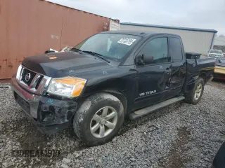 2014 Nissan Titan SV with VIN 1N6BA0CA1EN517423, listed as a Copart auction lot 82786114 with 132,310 mi miles and Salvage title. Bid and sale history available at DreamBid. Image 1.