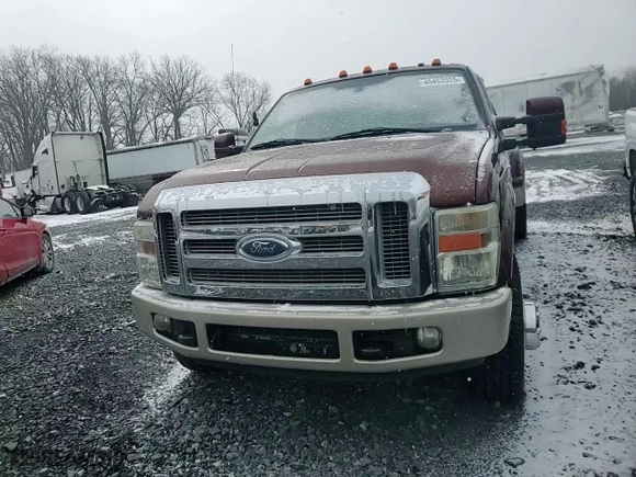 2008 Ford Super Duty F-350 DRW XL with VIN 1FTWW33R08EA64106, listed as a Copart auction lot 45463525 with 91,850 mi miles and Salvage Title. Bid and sale history available at carsss.com. Image 10.