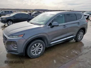 2019 Hyundai Santa Fe SE with VIN 5NMS23AD3KH103096, listed as a Copart auction lot 47952545 with 153,647 mi miles and Salvage Title. Bid and sale history available at carsss.com. Image 1.