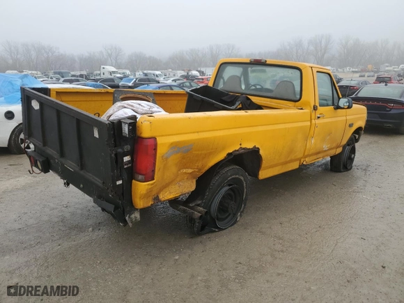 1996 Ford F-250 with VIN 1FTHF26H0TEA60488, listed as a Copart auction lot 43141165 with 0 mi miles and Salvage Title. Bid and sale history available at carsss.com. Image 3.