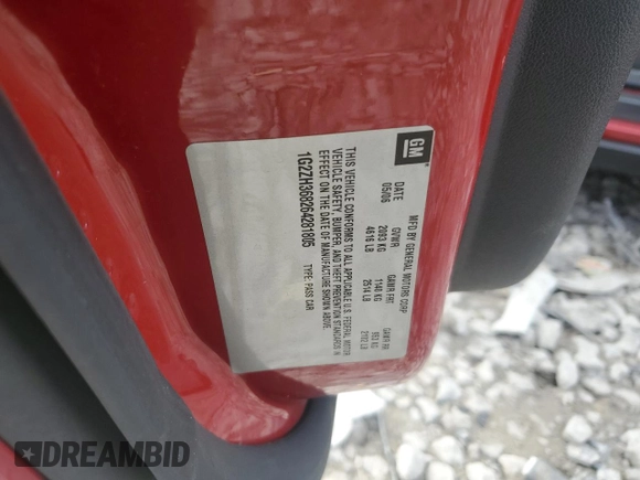 2006 Pontiac G6 with VIN 1G2ZH368264281805, listed as a Copart auction lot 82037904 with 156,052 mi miles and Salvage title. Bid and sale history available at DreamBid. Image 14.