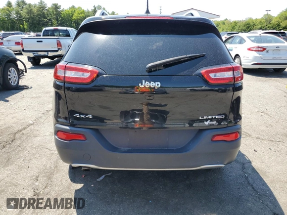 2016 Jeep Cherokee Limited with VIN 1C4PJMDB4GW348373, listed as a Copart auction lot 59460175 with 71,296 mi miles and Salvage title. Bid and sale history available at DreamBid. Image 6.