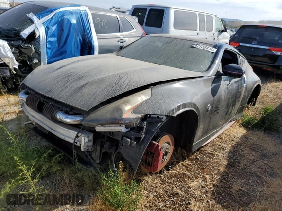 2016 Nissan 370Z with VIN JN1AZ4EH7GM931150, listed as a Copart auction lot 62732414 with 82,999 mi miles and Salvage Title. Bid and sale history available at carsss.com. Image 1.