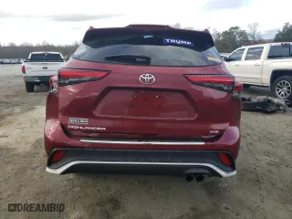 2022 Toyota Highlander XSE with VIN 5TDLZRAH4NS101008, listed as a Copart auction lot 82295774 with 36,146 mi miles and Salvage Title. Bid and sale history available at carsss.com. Image 6.