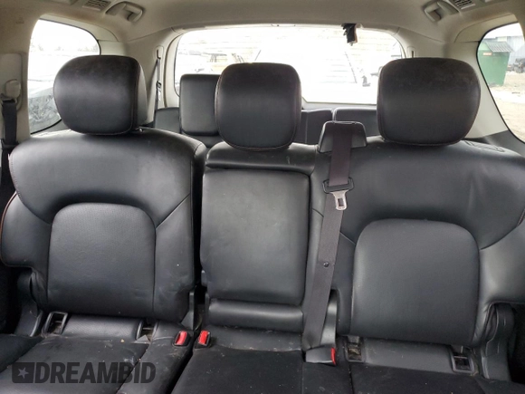 2020 Nissan Armada SV with VIN JN8AY2ND0LX017515, listed as a Copart auction lot 46450375 with 78,483 mi miles and Salvage Title. Bid and sale history available at carsss.com. Image 10.