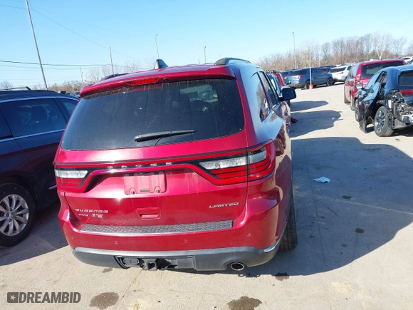 2014 Dodge Durango Limited with VIN 1C4RDJDG0EC563435, listed as a IAAI auction lot 41790657 with 93,110 mi miles. Bid and sale history available at carsss.com. Image 16.