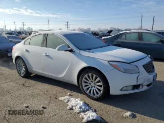 2012 Buick Regal Premium 1 with VIN 2G4GS5EK4C9208145, listed as a Copart auction lot 44690085 with 150,401 mi miles and Salvage Title. Bid and sale history available at DreamBid. Image 4.