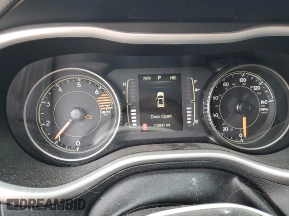 2016 Jeep Cherokee Latitude with VIN 1C4PJMCB1GW244439, listed as a Copart auction lot 55944694 with 112,641 mi miles and Non Repairable. Bid and sale history available at carsss.com. Image 9.