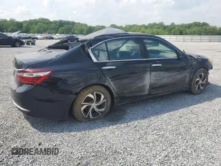 2017 Honda Accord Sedan LX with VIN 1HGCR2F33HA276454, listed as a Copart auction lot 55407955 with 136,415 mi miles and Salvage Title. Bid and sale history available at carsss.com. Image 3.