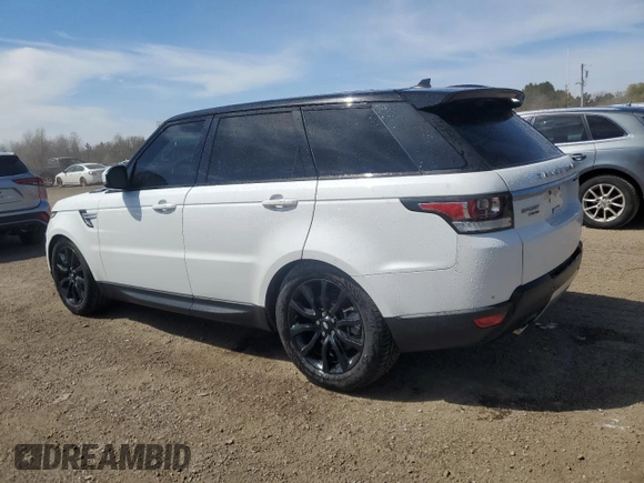 2016 Land Rover Range Rover Sport HSE with VIN SALWR2KF2GA115645, listed as a Copart auction lot 54684525 with 167,741 mi miles and Clean Title. Bid and sale history available at DreamBid. Image 2.