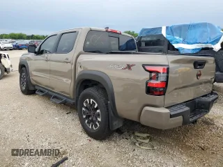 2024 Nissan Frontier SL with VIN 1N6ED1EJ4RN657334, listed as a Copart auction lot 55169675 with 5,706 mi miles and Salvage title. Bid and sale history available at DreamBid. Image 2.