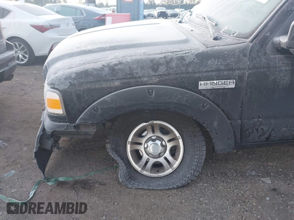 2009 Ford Ranger XLT with VIN 1FTYR44E39PA45069, listed as a IAAI auction lot 41366928 with 104,786 mi miles. Bid and sale history available at carsss.com. Image 6.