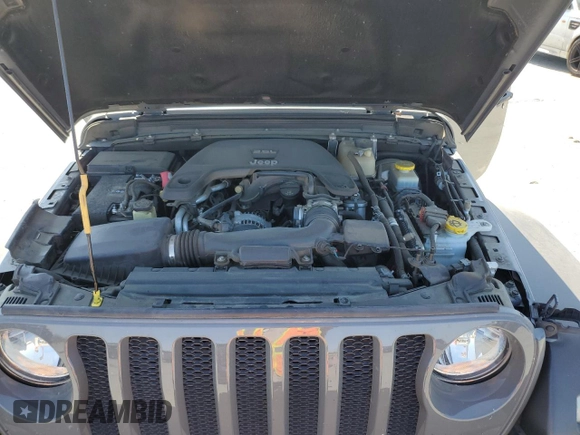 2018 Jeep Wrangler Unlimited Sport with VIN 1C4HJXDG9JW239352, listed as a Copart auction lot 60150475 with 53,697 mi miles and Salvage title. Bid and sale history available at DreamBid. Image 11.