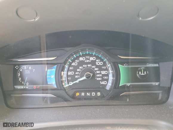 2014 Ford Flex SEL with VIN 2FMGK5C82EBD45510, listed as a Copart auction lot 48951795 with 119,038 mi miles and Salvage Title. Bid and sale history available at carsss.com. Image 9.
