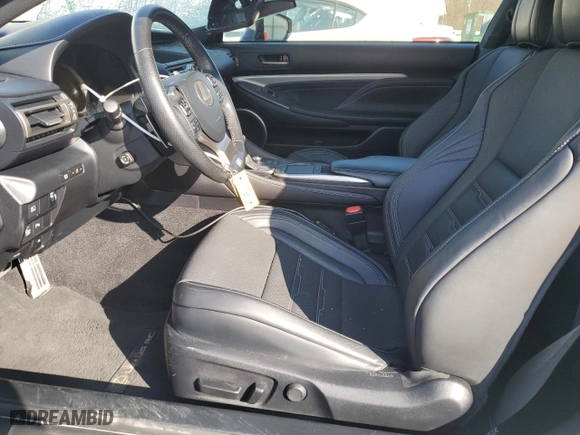 2019 Lexus RC with VIN JTHSZ5BC2K5009113, listed as a Copart auction lot 49695045 with 43,410 mi miles and Salvage Title. Bid and sale history available at carsss.com. Image 7.