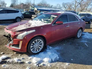 2014 Cadillac CTS Luxury RWD with VIN 1G6AR5SX0E0156163, listed as a Copart auction lot 88473785 with 95,042 mi miles and Salvage Title. Bid and sale history available at carsss.com. Image 1.