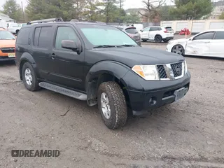 2007 Nissan Pathfinder SE with VIN 5N1AR18W97C644240, listed as a IAAI auction lot 40916911 with 203,686 mi miles. Bid and sale history available at carsss.com. Image 1.