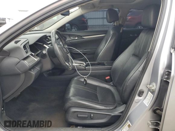 2016 Honda Civic Sedan EX-L with VIN 19XFC1F77GE205635, listed as a Copart auction lot 48954275 with 91,553 mi miles and Salvage Title. Bid and sale history available at carsss.com. Image 7.
