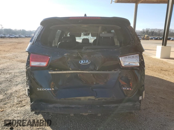 2016 Kia Sedona SX-L with VIN KNDME5C12G6186099, listed as a Copart auction lot 83895704 with 126,147 mi miles and Salvage Title. Bid and sale history available at carsss.com. Image 6.