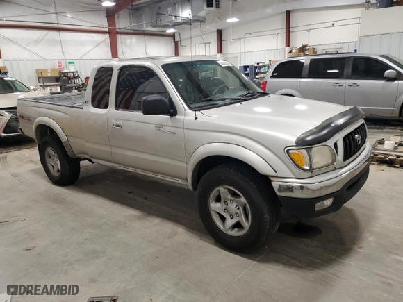 2001 Toyota Tacoma PreRunner with VIN 5TESN92N51Z729555, listed as a Copart auction lot 83962834 with NaN miles and Clean Title. Bid and sale history available at carsss.com. Image 4.