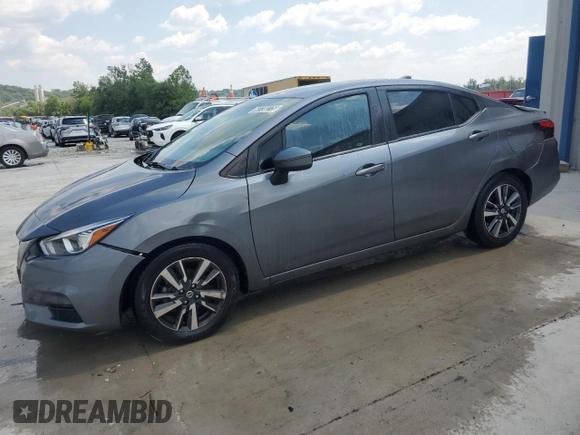 2021 Nissan Versa SV with VIN 3N1CN8EV3ML860195, listed as a Copart auction lot 60738275 with 85,148 mi miles and Clean title. Bid and sale history available at DreamBid. Image 1.