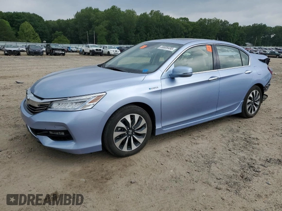 2017 Honda Accord Touring z VIN JHMCR6F75HC002359, wystawiony jako Copart lot #56608495 z przebiegiem 46 273 mil mil oraz Szkoda całkowita • Salvage title. Historia ofert i sprzedaży dostępna na DreamBid. Obrazek 1.