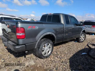 2006 Ford F-150 XLT with VIN 1FTPX14V46NB80441, listed as a Copart auction lot 46143795 with 193,600 mi miles and Salvage Title. Bid and sale history available at carsss.com. Image 3.
