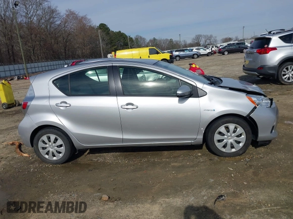 2014 Toyota Prius One with VIN JTDKDTB39E1067395, listed as a IAAI auction lot 41613735 with 207,466 mi miles and . Bid and sale history available at DreamBid. Image 13.