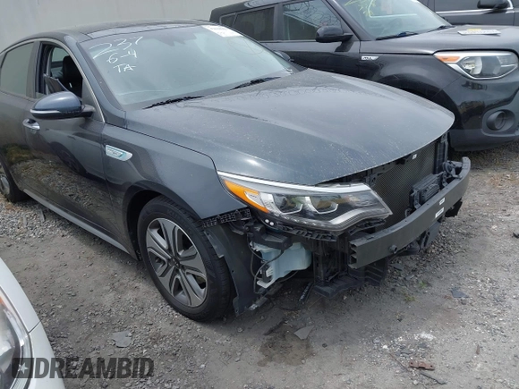2018 Kia Optima EX with VIN KNAGU4LE6J5020594, listed as a IAAI auction lot 42118299 with 65,482 mi miles and . Bid and sale history available at DreamBid. Image 1.
