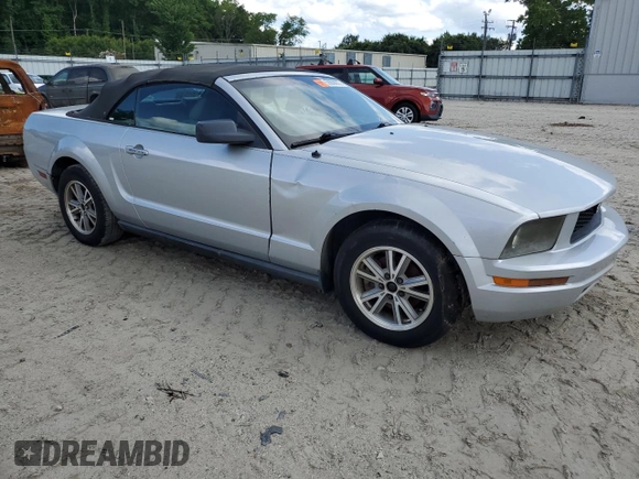 2005 Ford Mustang Deluxe с VIN 1ZVFT84N255187609, выставлен на аукционе Copart как лот 59868975 с пробегом Не указан миль и Чистый • Clean title. История ставок и продаж доступна на DreamBid. Изображение 4.
