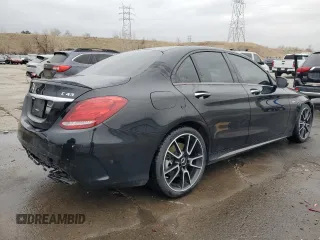 2017 Mercedes-Benz C 43 AMG with VIN 55SWF6EB1HU198007, listed as a Copart auction lot 48469895 with 110,341 mi miles and Salvage Title. Bid and sale history available at DreamBid. Image 3.