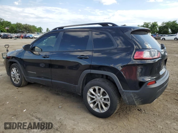 2022 Jeep Cherokee Latitude Lux with VIN 1C4PJLMN6ND549396, listed as a Copart auction lot 56864084 with 43,556 mi miles and Salvage title. Bid and sale history available at DreamBid. Image 2.